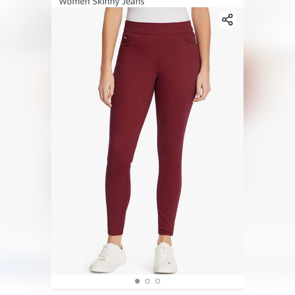 Nine West Plus Hedi Pull-On Skinny Jeans New With Tags